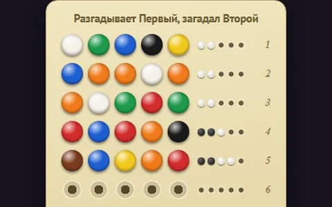 Быки и коровы — угадай число по быкам и коровам — и советская «Логика» с цветными фишками