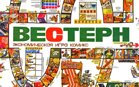 Вестерн — акции, биржи, криминал и колонии — игра-комикс